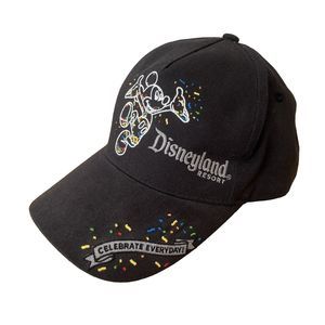 Disney Mickey Mouse Black‎ Colorful Embroidered Adjustable Snapback Hat Cap